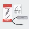 Axagon HMC-5 USB 3.2 Gen 1 hubas, 2x USB-A, HDMI, SD/microSD, PD 100W, 20 cm USB-C laidas
