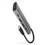 Axagon HMC-5G2 USB 10Gbps šakotuvas, 2x USB-A, 2x USB-C, HDMI 4k/60Hz, PD 100W, USB-C laidas