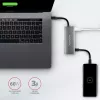 Axagon HMC-5G2 USB 10Gbps šakotuvas, 2x USB-A, 2x USB-C, HDMI 4k/60Hz, PD 100W, USB-C laidas