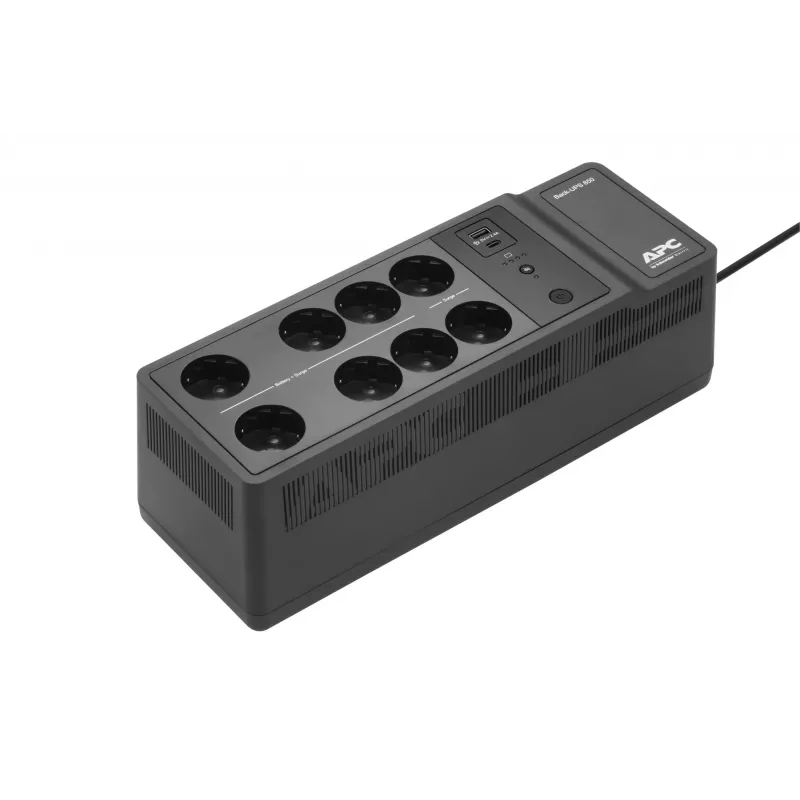 APC Back-UPS BE850G2-GR - Nepertraukiamo maitinimo šaltinis 8 lizdai, 850VA, 2 USB įkrovimo prievadai, 1 USB duomenų prievadas