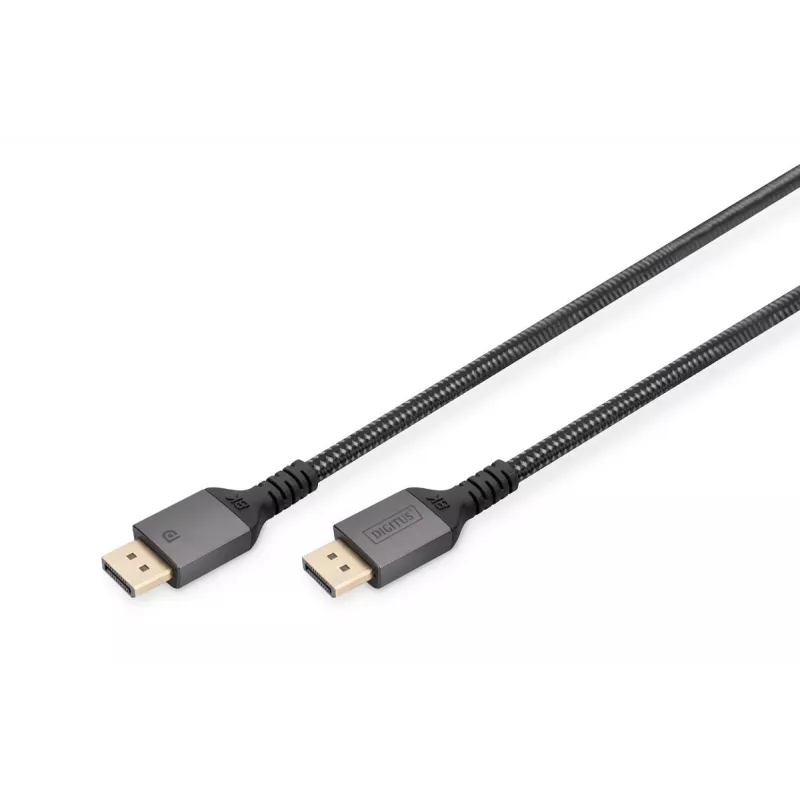 DIGITUS PREMIUM DP1.4 laidas DP į DP 8K/60Hz, 2m, aliuminio korpusas, auksuoti kontaktai