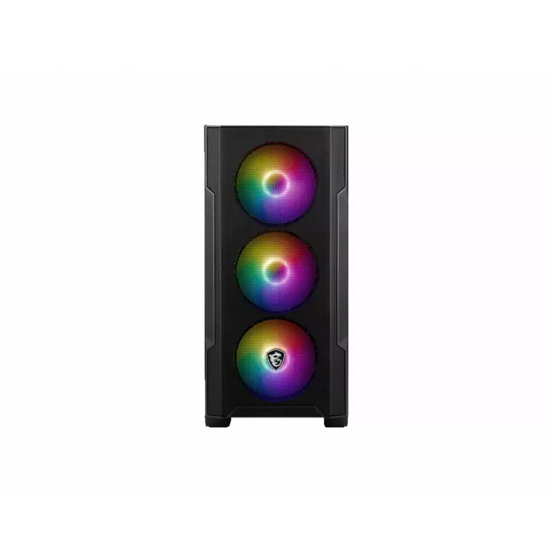 MSI MAG Forge M100R Midi Tower Juodas, Peršviečiamas