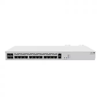 Laidinis maršrutizatorius MikroTik CCR2116-12G-4S+ — 13x Gigabit RJ-45, 4x SFP+, 2000 MHz, DDR4, baltas