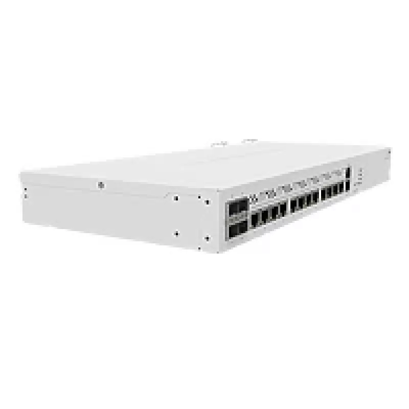 Laidinis maršrutizatorius MikroTik CCR2116-12G-4S+ — 13x Gigabit RJ-45, 4x SFP+, 2000 MHz, DDR4, baltas