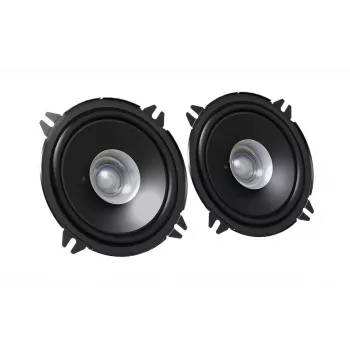 Automobiliniai garsiakalbiai JVC CS-J510X — 2 krypčių apvalūs 13 cm (4 coliai), 30 W vardinė / 250 W maksimali, 4 Ω, mikos kūgis, montavimo gylis 4,35 cm (2 vnt.)