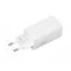 Įkroviklis IBOX ILUC65W, 65 W, 2x USB-C + 1x USB-A, baltas, 1,5 m laidas