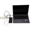 Įkroviklis IBOX ILUC65W, 65 W, 2x USB-C + 1x USB-A, baltas, 1,5 m laidas