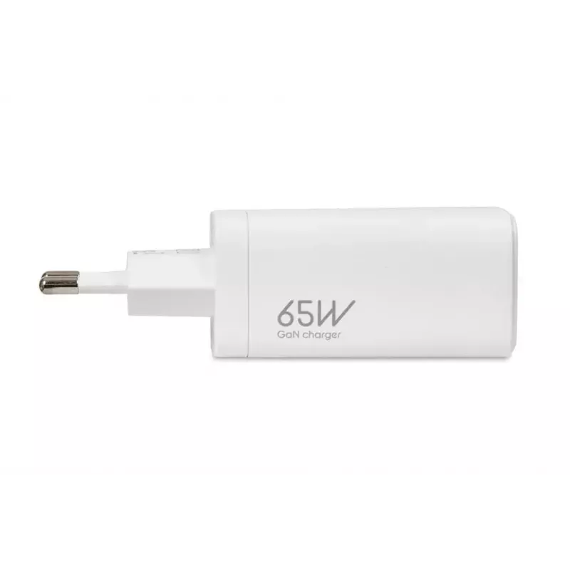 Įkroviklis IBOX ILUC65W, 65 W, 2x USB-C + 1x USB-A, baltas, 1,5 m laidas