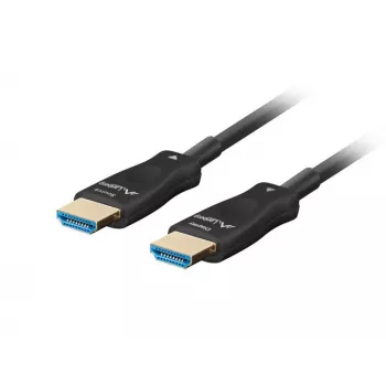 LANBERG HDMI 2.1 optinis AOC laidas - 40 m, juodas