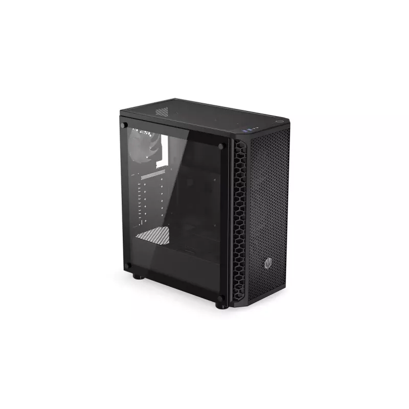 PC korpusas ENDORFY Signum 300 ARGB Tower Black — ATX, grūdintas stiklas, ARGB apšvietimas, palaiko GPU iki 350 mm, CPU aušintuvo aukštis iki 161 mm