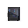 PC korpusas ENDORFY Signum 300 ARGB Tower Black — ATX, grūdintas stiklas, ARGB apšvietimas, palaiko GPU iki 350 mm, CPU aušintuvo aukštis iki 161 mm