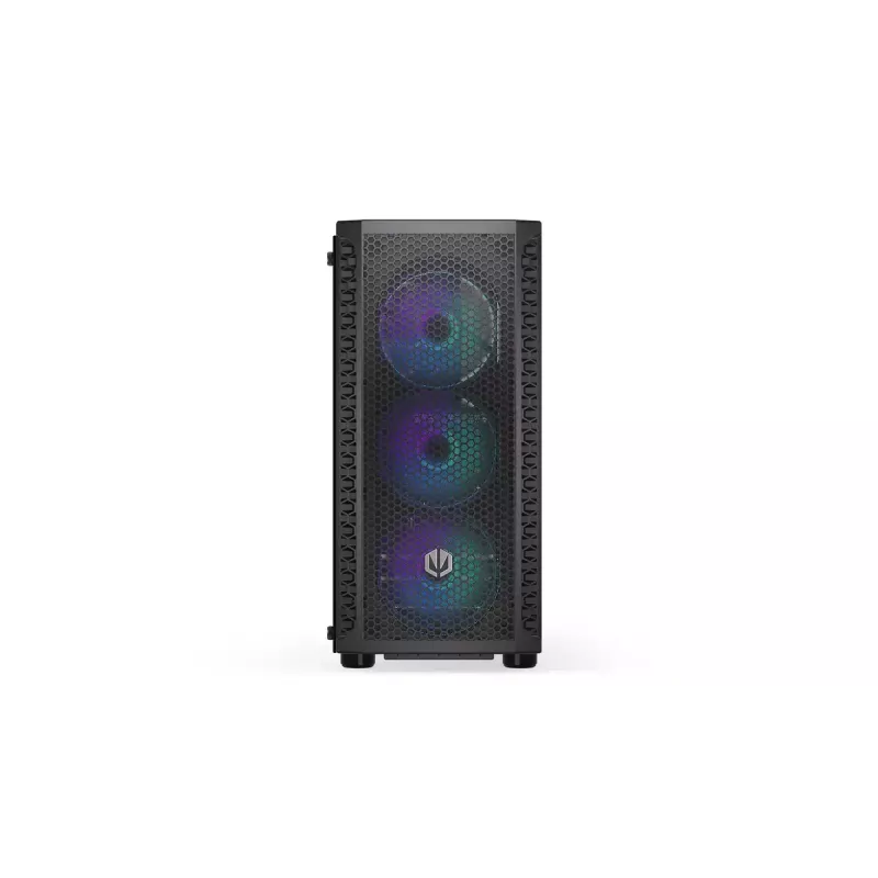 PC korpusas ENDORFY Signum 300 ARGB Tower Black — ATX, grūdintas stiklas, ARGB apšvietimas, palaiko GPU iki 350 mm, CPU aušintuvo aukštis iki 161 mm