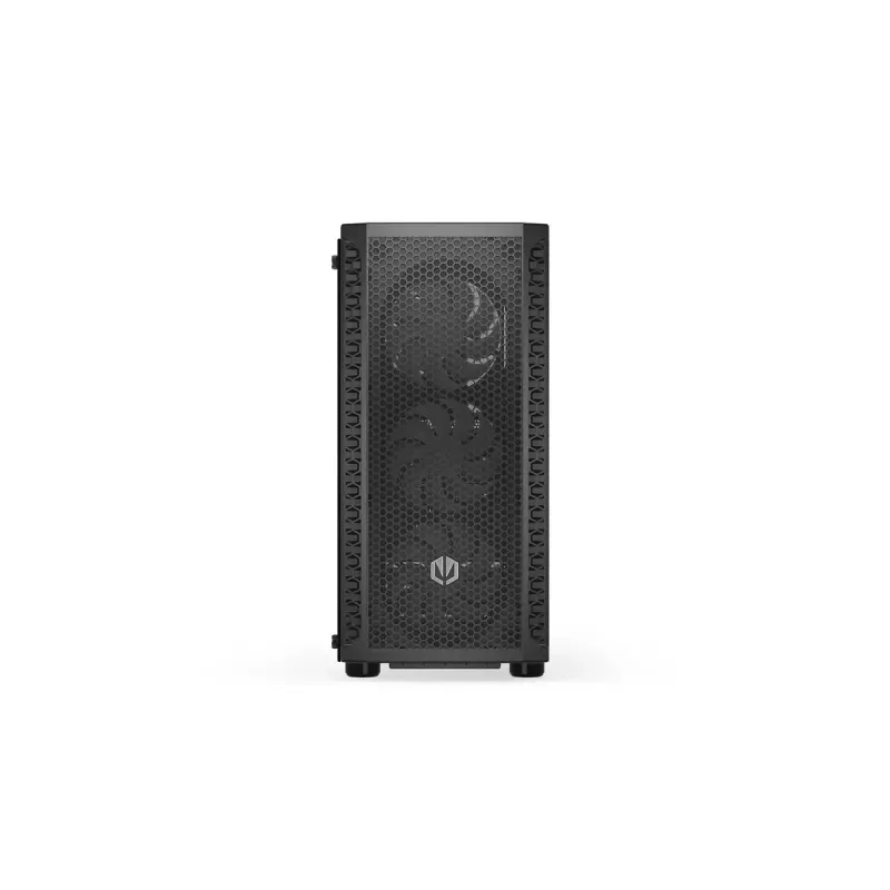 PC korpusas ENDORFY Signum 300 ARGB Tower Black — ATX, grūdintas stiklas, ARGB apšvietimas, palaiko GPU iki 350 mm, CPU aušintuvo aukštis iki 161 mm