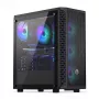 PC korpusas ENDORFY Signum 300 ARGB Tower Black — ATX, grūdintas stiklas, ARGB apšvietimas, palaiko GPU iki 350 mm, CPU aušintuvo aukštis iki 161 mm