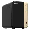 QNAP TS-264 NAS bokštinis Intel® Celeron® N5095 8 GB 0 TB QNAP QTS Juoda, Auksinė