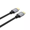 HDMI kabelis Unitek C140W 5 m — HDMI A tipo į A tipą, HDMI 2.1, 48 Gbit/s, 120 Hz, juodas