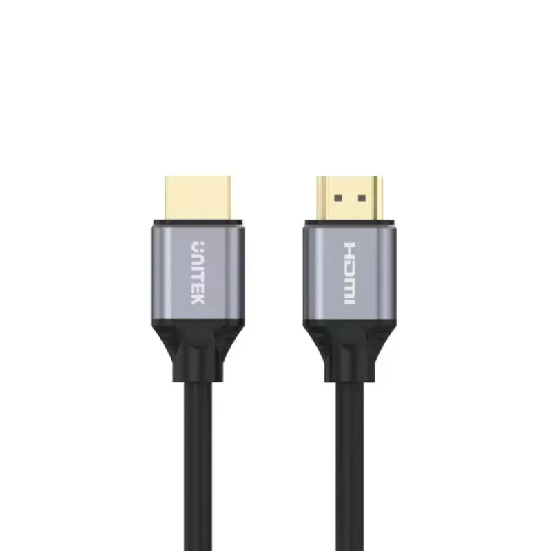 HDMI kabelis Unitek C140W 5 m — HDMI A tipo į A tipą, HDMI 2.1, 48 Gbit/s, 120 Hz, juodas
