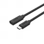 UNITEK USB C laidas - USB 3.2 Gen 2 (3.1 Gen 2) - 0,5 m juodas