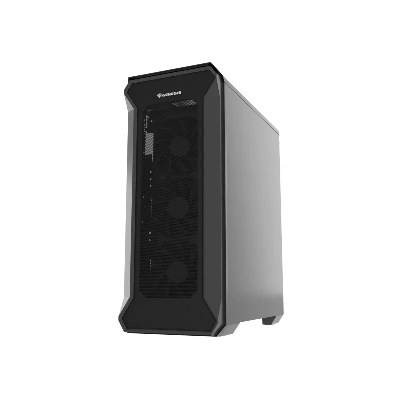 Korpusas GENESIS Irid 505F Midi Tower Juodas