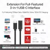 USB-C į USB-C laidas Unitek C14086BK-1.5M — USB 3.2 Gen 2, 10 Gbit/s, 5 m, juodas