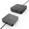 i-tec USB-C HDMI Dual DP dokų stotelė su Power Delivery 100 W ir universaliu 100 W įkrovikliu