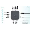 i-tec USB-C HDMI Dual DP dokų stotelė su Power Delivery 100 W ir universaliu 100 W įkrovikliu