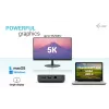 i-tec USB-C HDMI Dual DP dokų stotelė su Power Delivery 100 W ir universaliu 100 W įkrovikliu