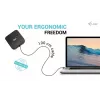 i-tec USB-C HDMI Dual DP dokų stotelė su Power Delivery 100 W ir universaliu 100 W įkrovikliu