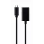 GEMBIRD USB Type-C į DisplayPort adapterio laidas, 4K, 15 cm, juodas