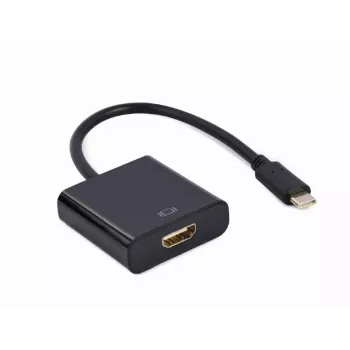 Gembird USB Type-C į HDMI adapterio laidas, 4K@60Hz, 15 cm, juodos spalvos