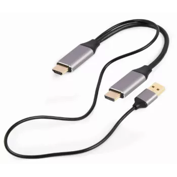 Gembird aktyvus 4K HDMI (vyriškas) į DisplayPort (vyrišką) adapterio laidas, 2 m - juodos spalvos