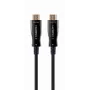 HDMI kabelis Gembird CCBP‑HDMI‑AOC‑20M‑02 — 20 m šviesolaidinis HDMI 2.0, 4K@60Hz, HDR