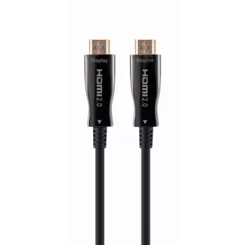HDMI kabelis Gembird CCBP‑HDMI‑AOC‑20M‑02 — 20 m šviesolaidinis HDMI 2.0, 4K@60Hz, HDR