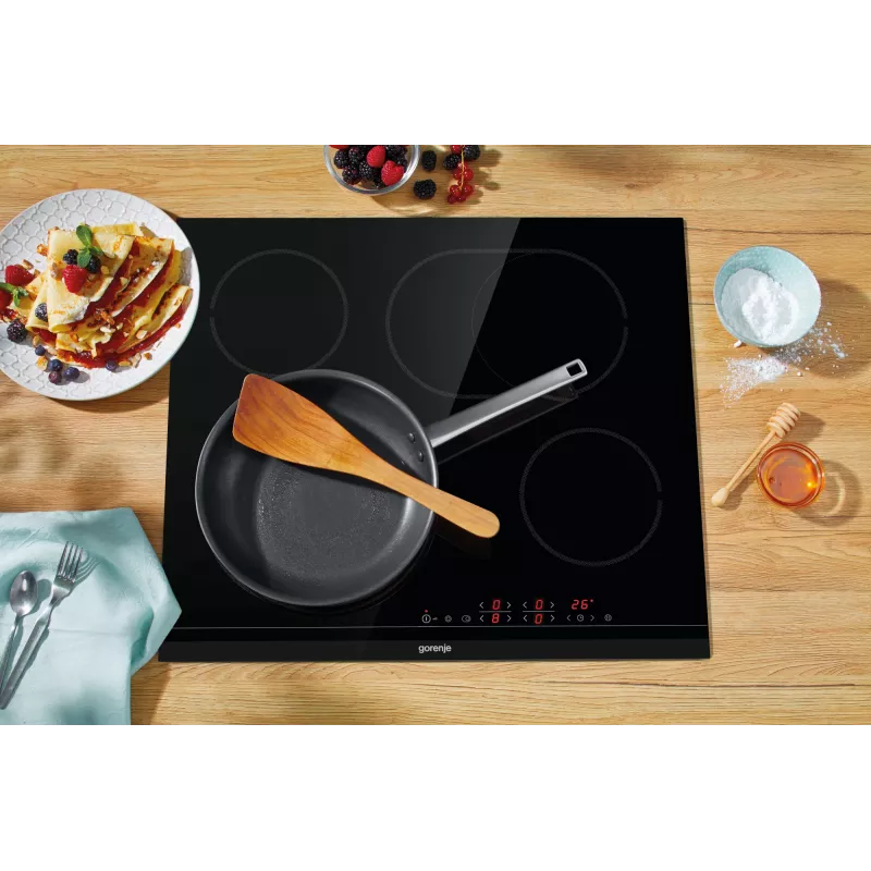 Gorenje ECT643BCSC įmontuojama keraminė kaitlentė 4 zonos, liečiamas valdymas