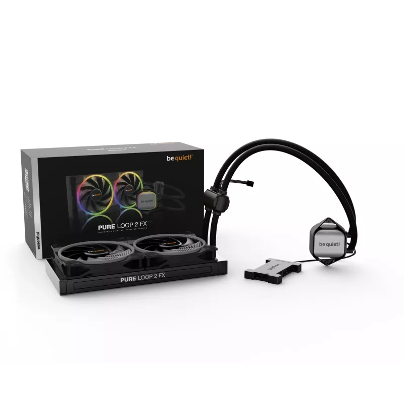 be quiet! Pure Loop 2 FX 280mm procesoriaus vandens aušintuvas 14 cm Juoda 1 vnt.