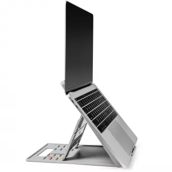 Kensington SmartFit Easy Riser Go reguliuojamas ergonomiškas nešiojamojo kompiuterio stovas ir aušinimo stendas, tinkantis iki 14 colių