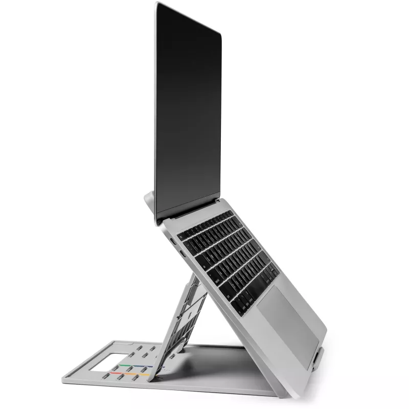 Kensington SmartFit Easy Riser Go reguliuojamas ergonomiškas nešiojamojo kompiuterio stovas ir aušinimo stendas, tinkantis iki 14 colių