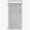 Kompiuterio korpusas AEROCOOL PGS CS-109-G-WT-v1 Mini Tower SPCC baltas – microATX, iki 26 cm GPU, FRGB, tinklinis priekis