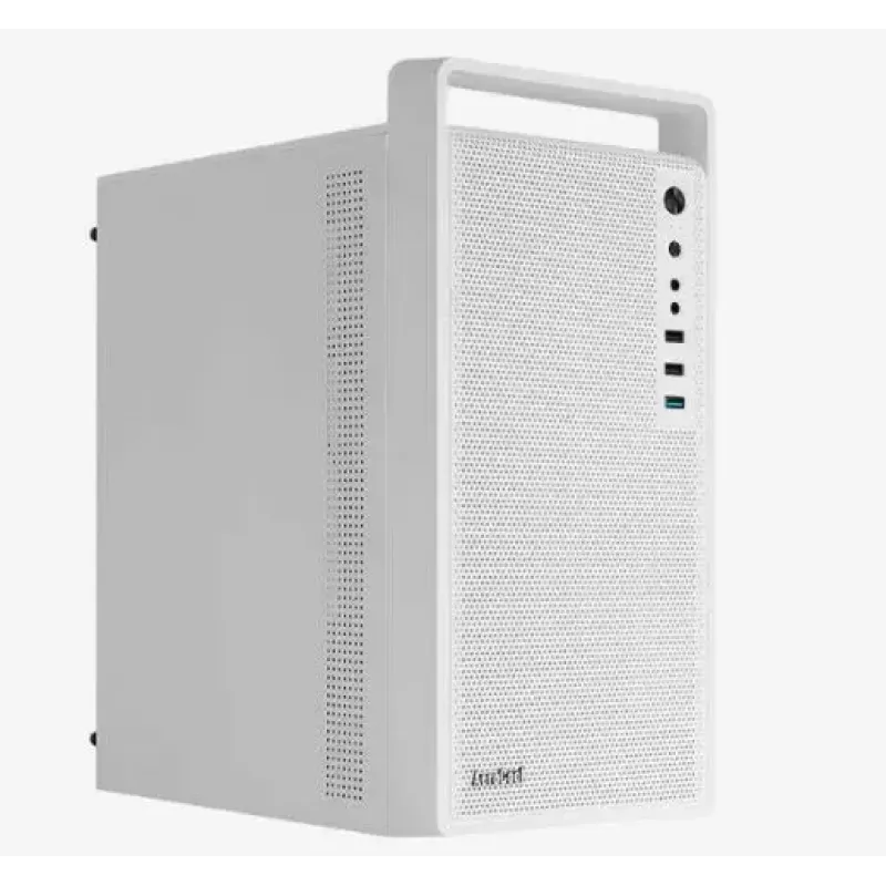 Kompiuterio korpusas AEROCOOL PGS CS-109-G-WT-v1 Mini Tower SPCC baltas – microATX, iki 26 cm GPU, FRGB, tinklinis priekis