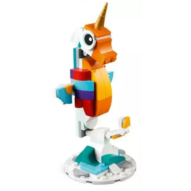 Konstruktorius LEGO Creator 3in1 31140 Magiškas vienaragis, 145 dalių, 130 mm aukštis, nuo 7 metų