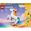 Konstruktorius LEGO Creator 3in1 31140 Magiškas vienaragis, 145 dalių, 130 mm aukštis, nuo 7 metų
