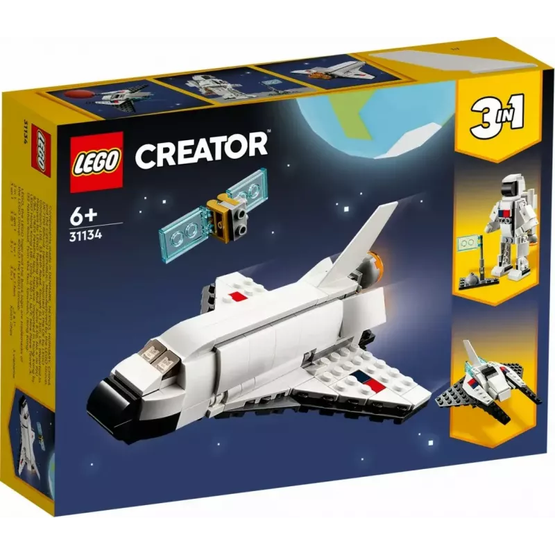 LEGO Creator 3-in-1 Erdvinis laivas 31134 — 144 detalės, nuo 6 metų