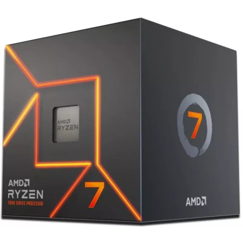 AMD Ryzen 7 7700 - 5,30 GHz - 8 branduoliai - Socket AM5 - 40 MB talpykla - 65 W - BOX