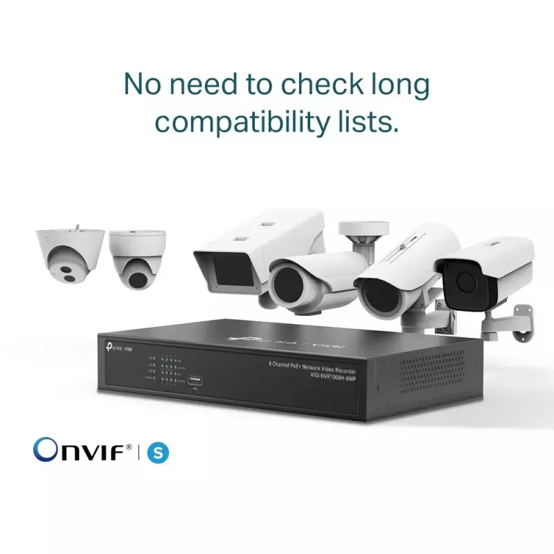 TP-Link VIGI 8 kanalų PoE+ tinklo vaizdo registratorius