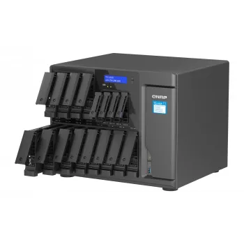 QNAP TS-1655 NAS bokštas Intel Atom® C5125 8 GB DDR4 0 TB QNAP Turbo System Juoda