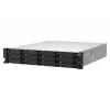 QNAP TS-h1887XU-RP NAS stelažinis (2U) Intel Xeon E E-2334 16 GB DDR4 0 TB QuTS hero juoda, balta