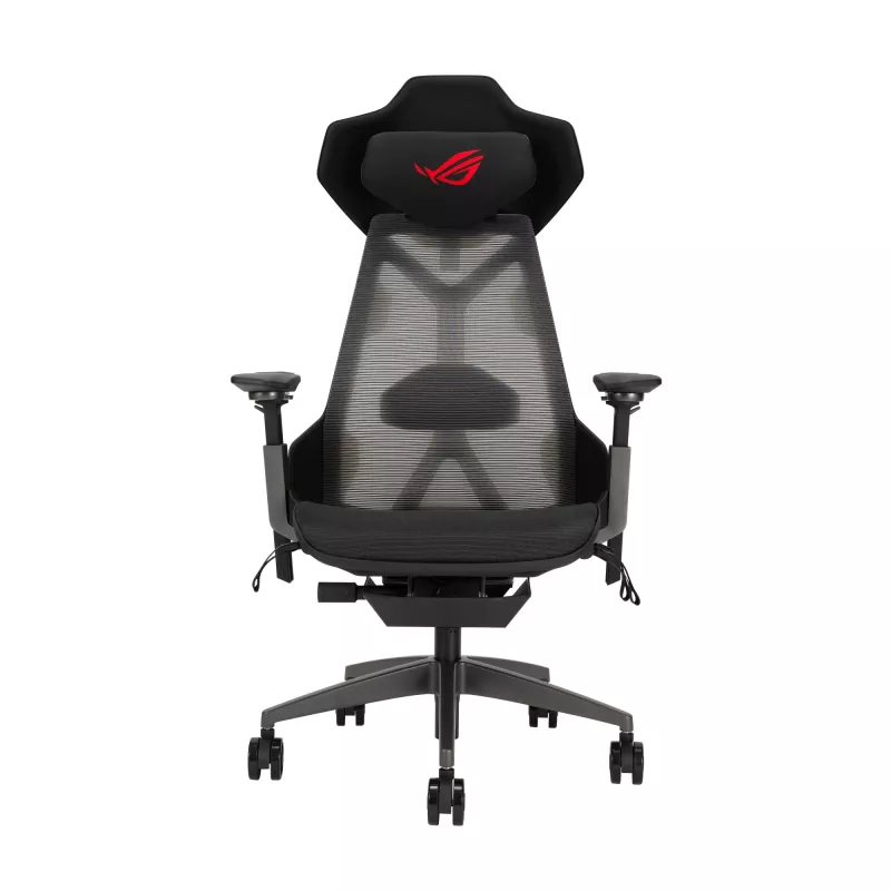 Kėdė su tinkliniu sėdėjimu ASUS ROG Destrier Ergo juoda 720mm 840mm 134cm
