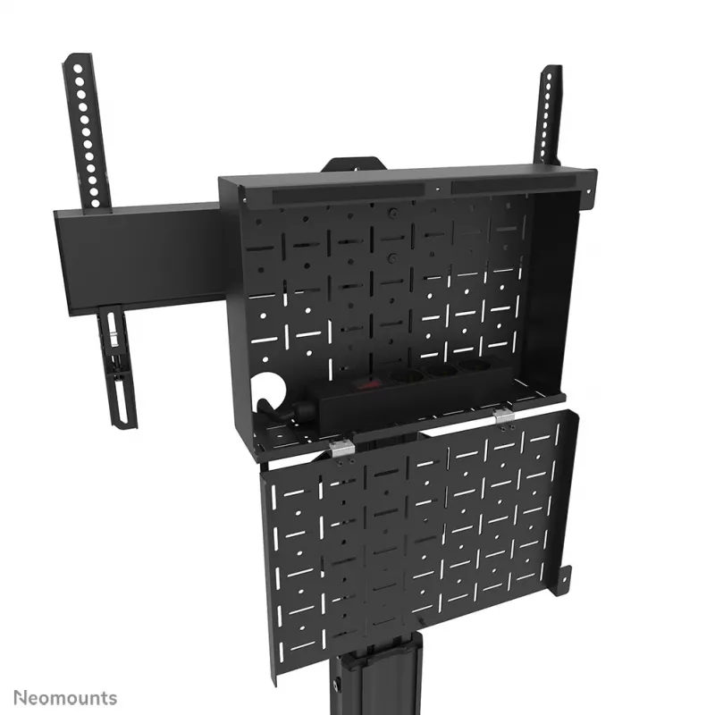 Neomounts FL50S-825BL1 mobilus stovas televizoriui 37-75 col. - TÜV, juodas, plieninis