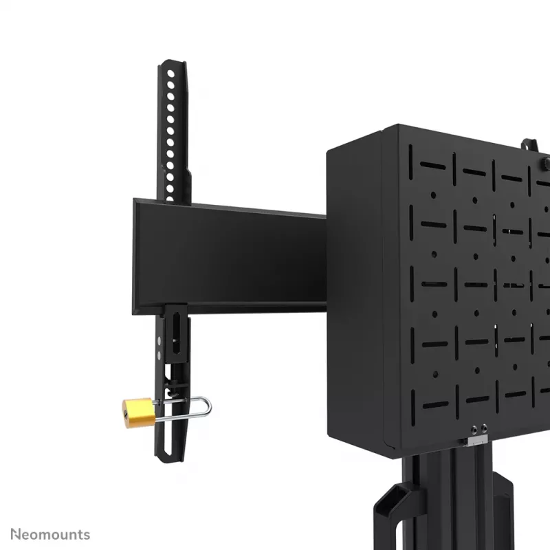 Neomounts FL50S-825BL1 mobilus stovas televizoriui 37-75 col. - TÜV, juodas, plieninis