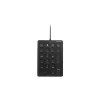 Kensington Wired Numeric Keypad, USB, 21 klavišai, nešiojamam/ stacionariam kompiuteriui, juoda
